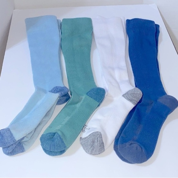 Tommie Copper Men’s 4 Pack Wide Over The Calf  Compression Socks Size L - Picture 1 of 6